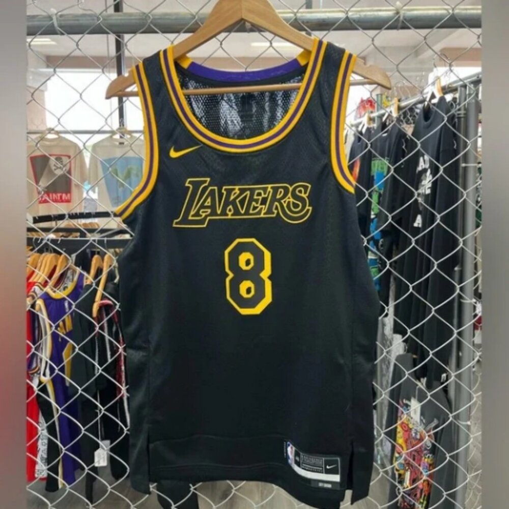 Kobe Mamba Mentality Los Angeles Lakers City Edition Swingman Jersey - Picture 2 of 4